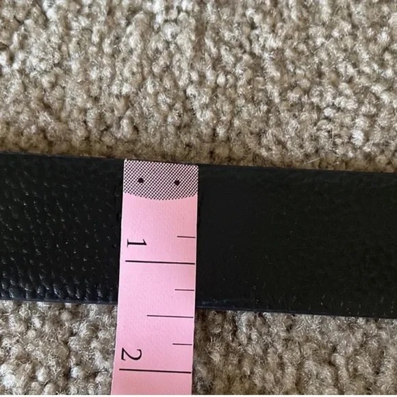 MICHAEL KORS MK Logo Twist Reversible Genuine LEATHER Black & Brown Belt.NWT